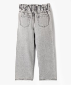 Jean wide leg avec ceinture élastique ajustable fille[MISSING]